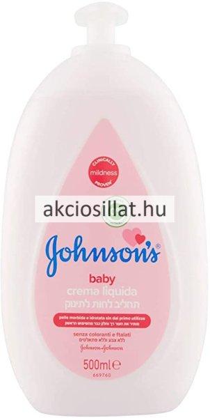 Johnson's Baby pumpás testápoló 500ml Crema Liquida