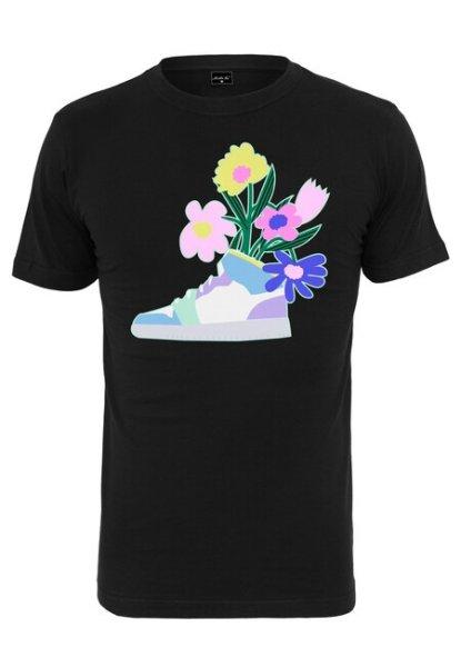 Mr. Tee Ladies Flower Sneaker Tee black