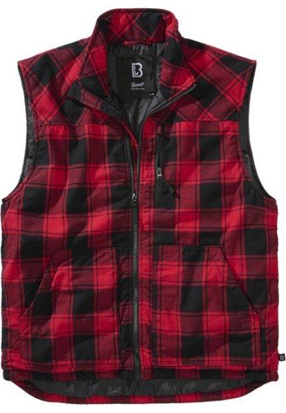 Brandit Lumber Vest red/black