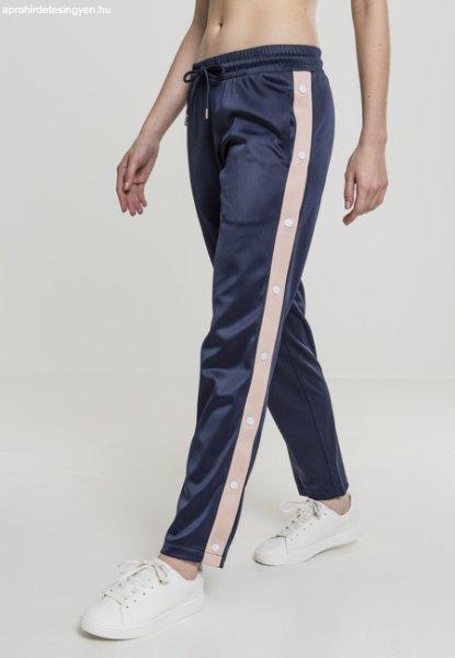 Urban Classics Ladies Button Up Track Pants navy/lightrose/white