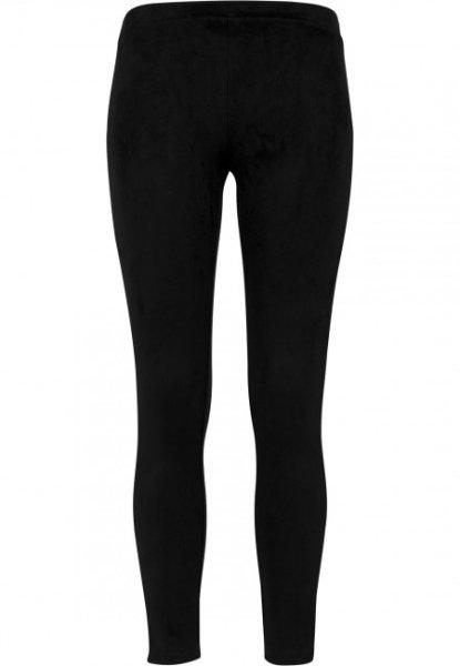 Urban Classics Ladies Imitation Suede Leggings black