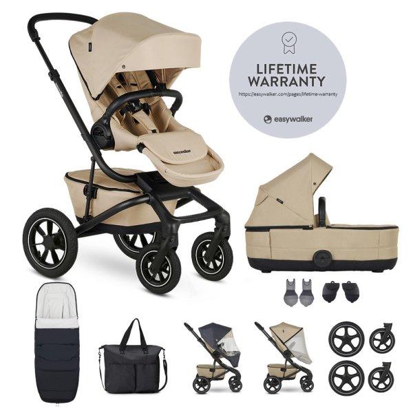 EASYWALKER Kombinált babakocsi Jimmey Sand Taupe XXL AIR + RWS