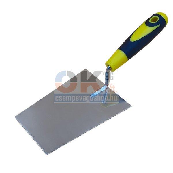 Bautool kőműves kanál inox 160mm soft nyéllel (b4116p160)