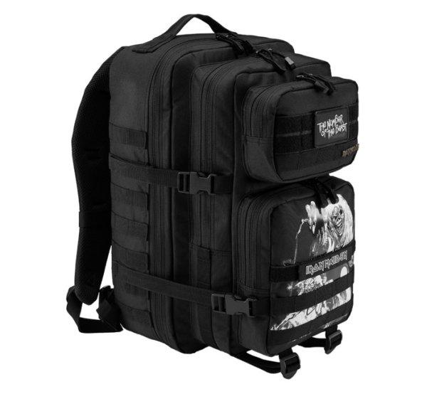 Brandit Iron Maiden US Cooper hátizsák Eddy Glow 40L, fekete, fekete