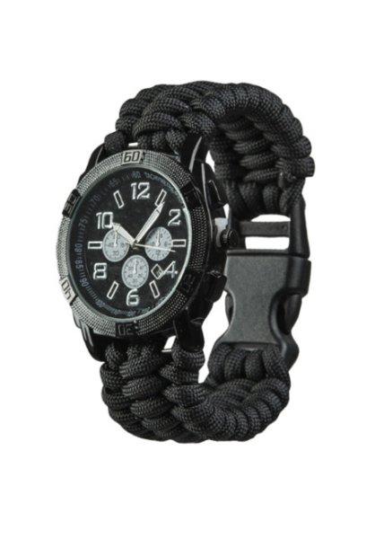 Mil-tec Army Paracord óra, fekete