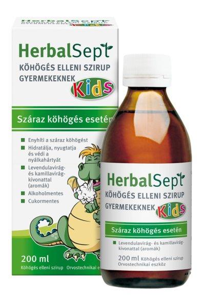 Herbalsept köhögés elleni szirup gyermekeknek 200 ml