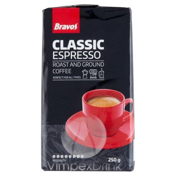 Bravos Espresso őrölt vak. kávé 250g /12/