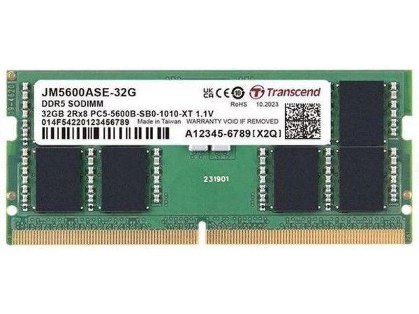 Transcend 32GB DDR5 5600MHz SODIMM