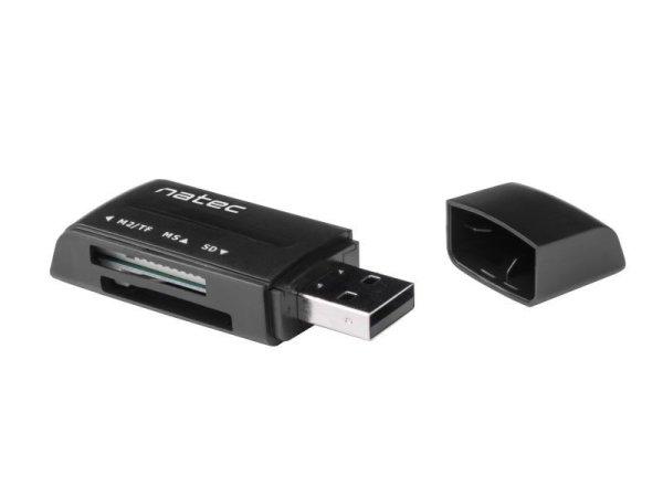 natec Ant 3 USB2.0 Card Reader Black