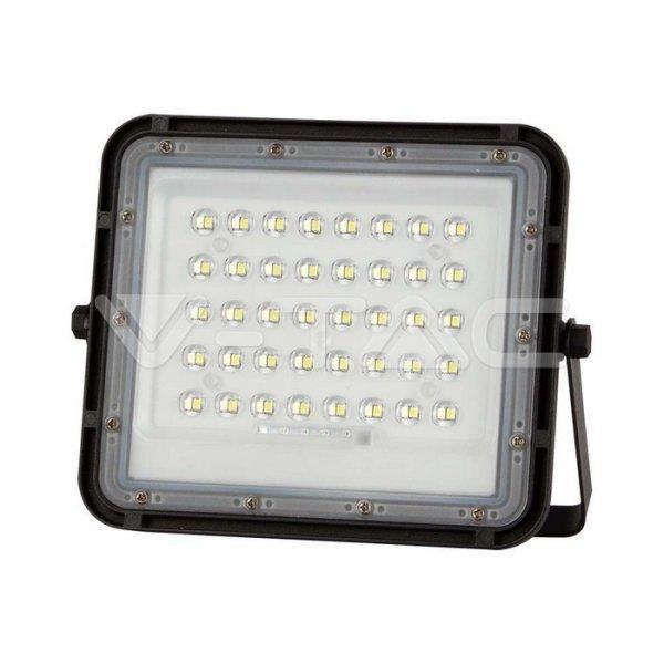 10W LED Napelemes reflektor 4000K cserélhető akkumulátor,3m vezetékkel,
fekete színű (V-TAC)