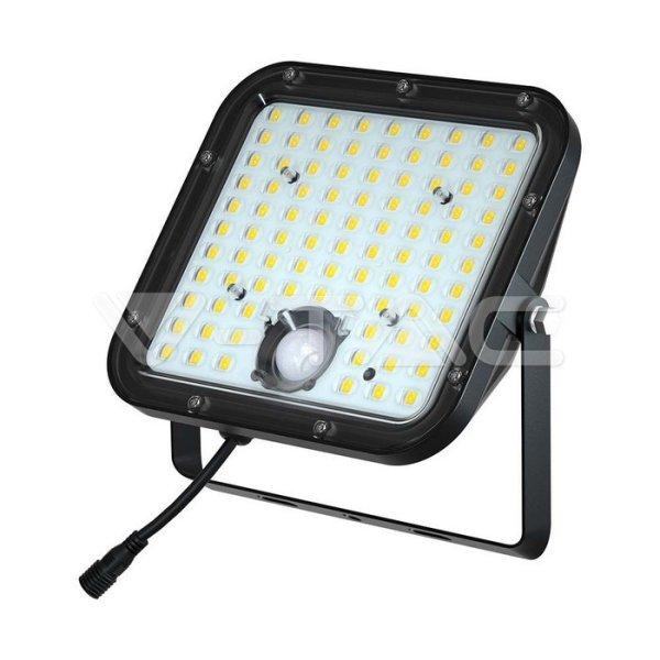 30W LED Napelemes reflektor LiFePo akkumulátorral 3.7V 6000K (V-TAC)