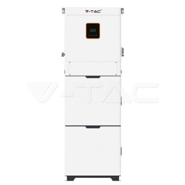 5 kW Egyfázisú, hibrid napelem inverter, hálózati be-/ki kapcsolóval 3 év
garancia IP20 (V-TAC)