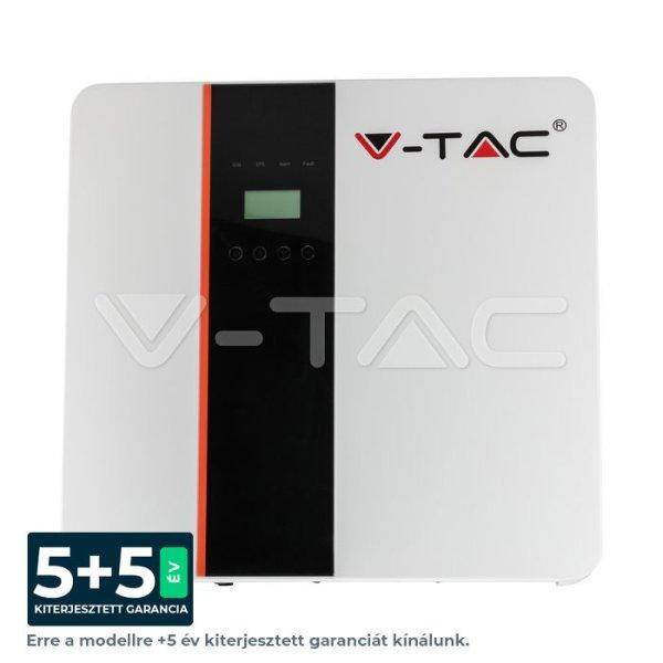 5kW Egyfázisú, hibrid napelem inverter, hálózati be-/ki kapcsolóval IP20 CT
Kiegészítőkkel (V-TAC)