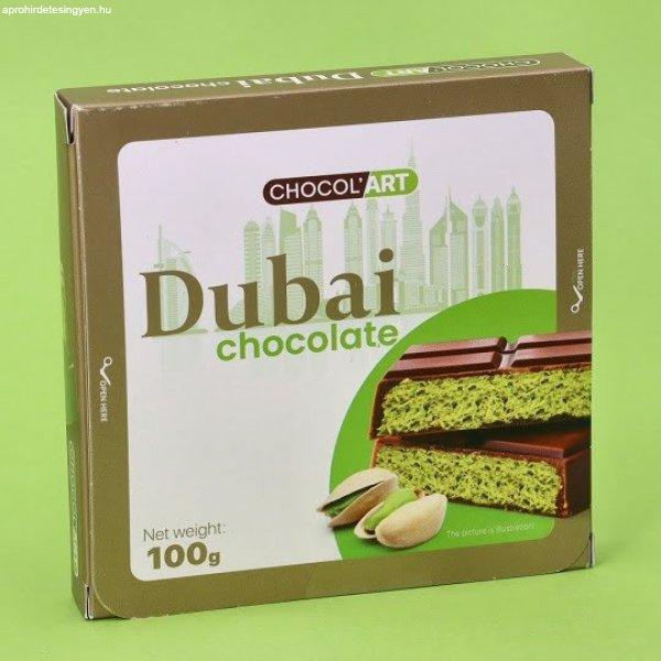 ChocolArt Dubai pisztáciás csokoládé Kadayif tésztával 100g