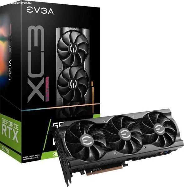 EVGA RTX 3070 XC3 ULTRA GAMING 8GB használt videokártya