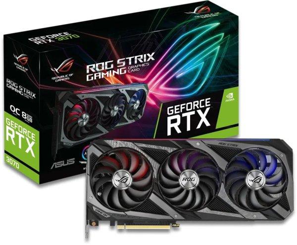 ASUS ROG STRIX RTX 3070 GAMING OC 8GB használt videokártya