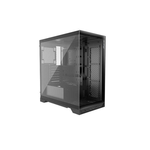 ADATA XPG Ház Midi ATX Invader X, 5x120mm RGB ventilátor, Tápegység
nélkül, üvegfalú, fekete