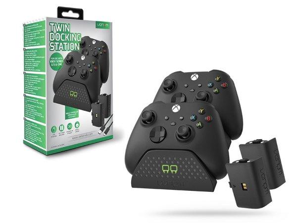 Venom VS2881 Xbox Series S/X&One fekete dupla töltőállomás + 2 db
akkumulátor