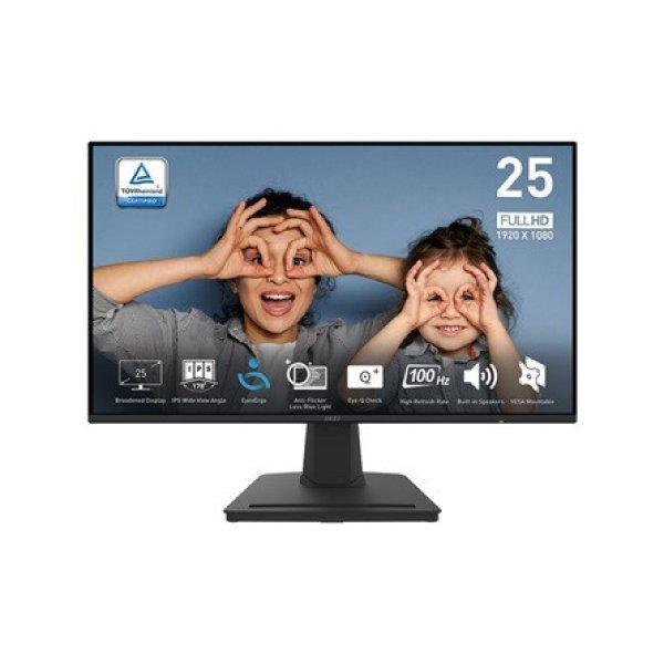 MSI PRO MP252 Business 24.5" IPS LED monitor fekete 100Hz