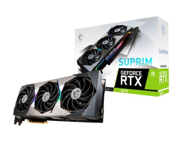 MSI RTX 3070 SUPRIM 8GB használt videokártya