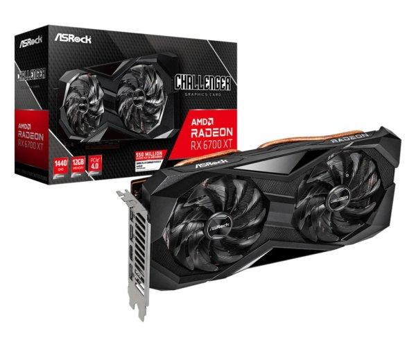 AsRock RX 6700 XT Challenger D 12GB használt videokártya