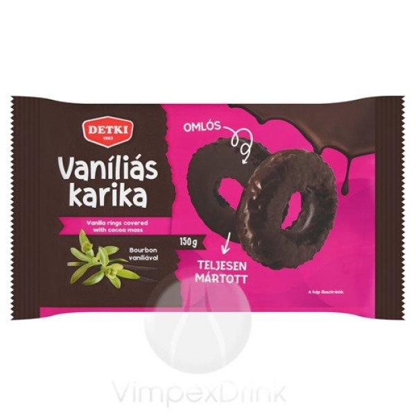 Detki Vaniliás karika telj.mártott 150g /13/