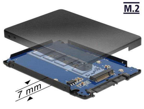 DeLock 2,5" SATA to M.2 NGFF with Enclosure