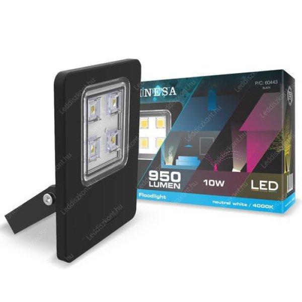 Inesa Led reflektor 10W, 950 Lumen, 4000 kelvin, közép fehér.