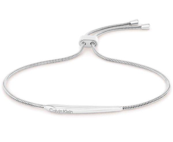 Calvin Klein Gyengéd acél karkötő Elongated Drops 35000341