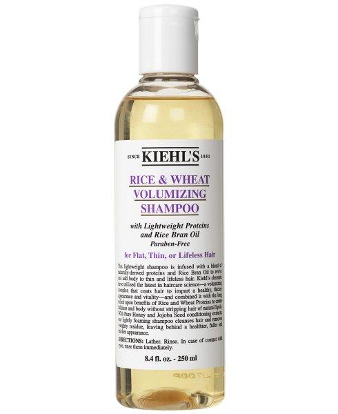 Kiehl's Volumennövelő és revitalizáló sampon (Rice &
Wheat Volumizing Shampoo) 250 ml