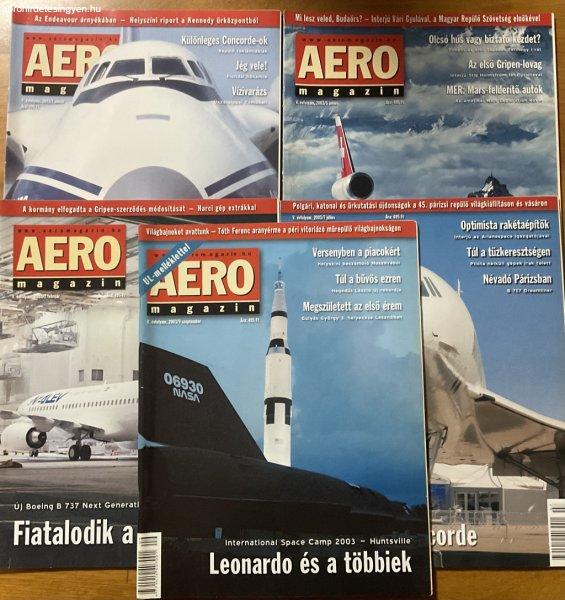 AERO magazin 2003. szórványszámok (01, 02, 06, 07, 09) - 5 szám