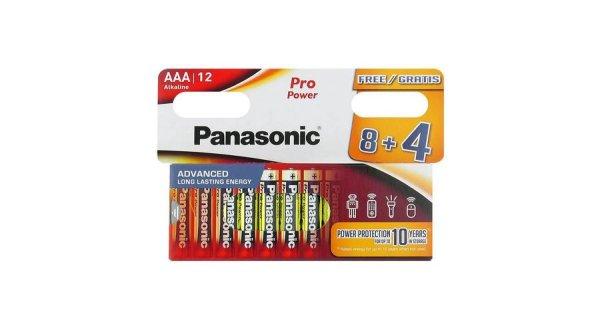 Panasonic Pro power LR03 AAA Tartós ceruza B8+4