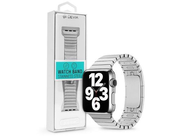 Apple Watch fém szíj - Devia Elegant Series Link Bracelet - 42/44/45/49 mm -
ezüst