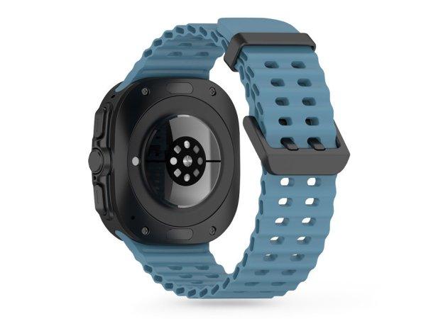 Tech-Protect IconBand Pro - Samsung Galaxy Watch Ultra (47 mm-es) szilikon
sportszíj - kék