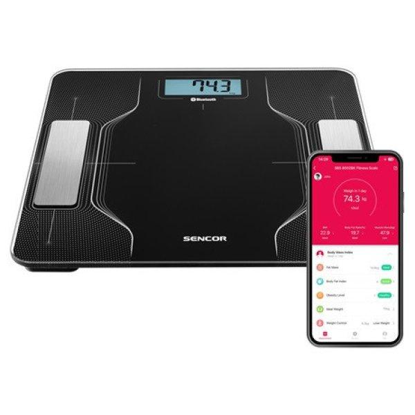 Sencor SBS 8002BK személymérleg smart fitness