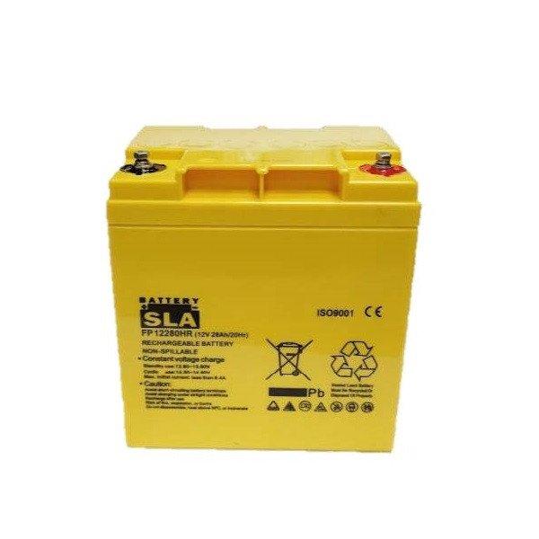 SLA FP12280HR 12V 28Ah gondozás mentes Highrate AGM akkumulátor T8