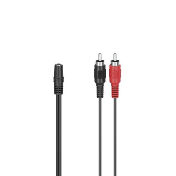 Hama FIC ADAPTER SZTEREO 3,5MM JACK ALJ - 2RCA DUGÓ 0,1M