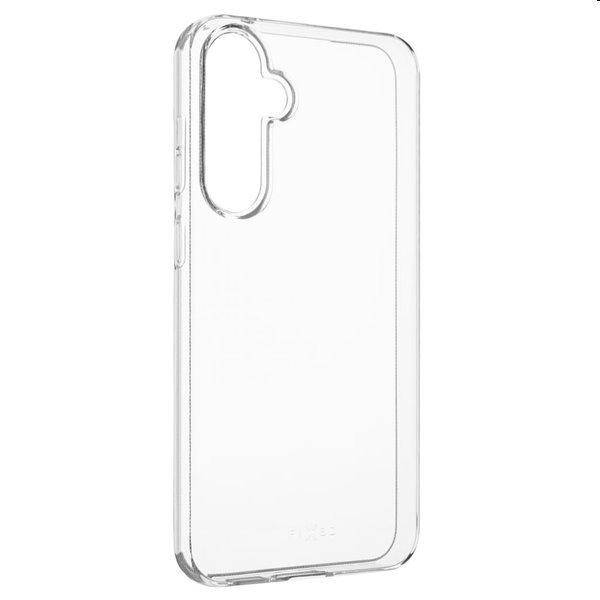 FIXED TPU Zselés tok Slim AntiUV Samsung Galaxy S23 FE számára, áttetsző