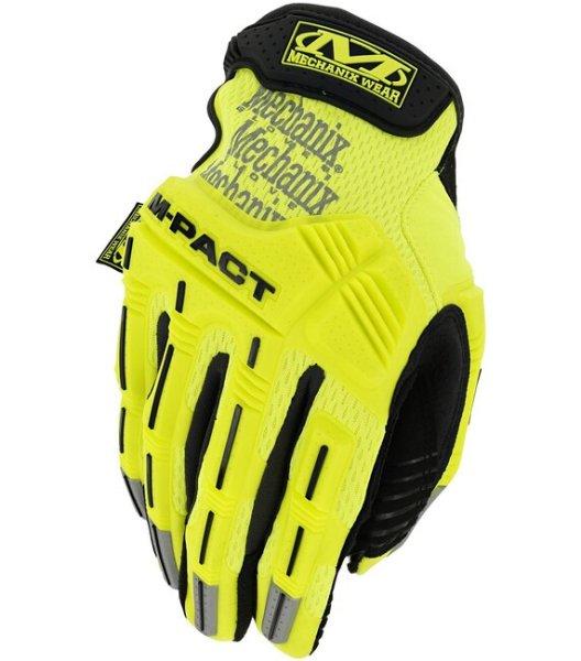 Mechanix M-Pact Hi-Viz munkakesztyű, sárga