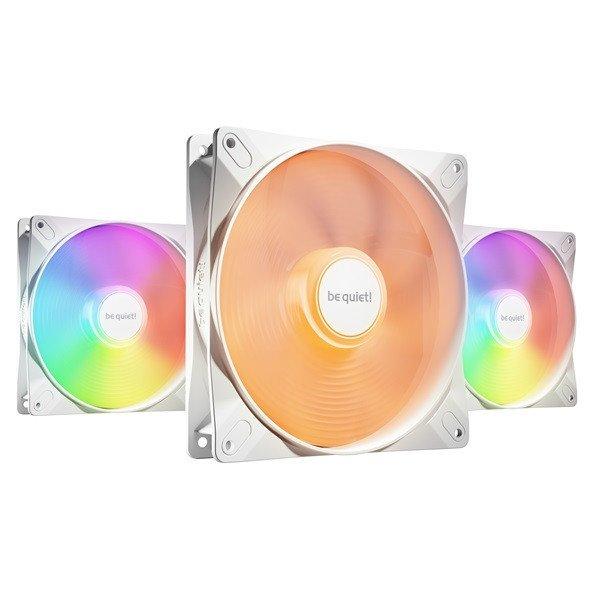 Be Quiet! Cooler 14cm - LIGHT WINGS LX 140mm PWM high-speed White Triple-Pack
(RGB, 1800rpm, 30,5dB, fehér)