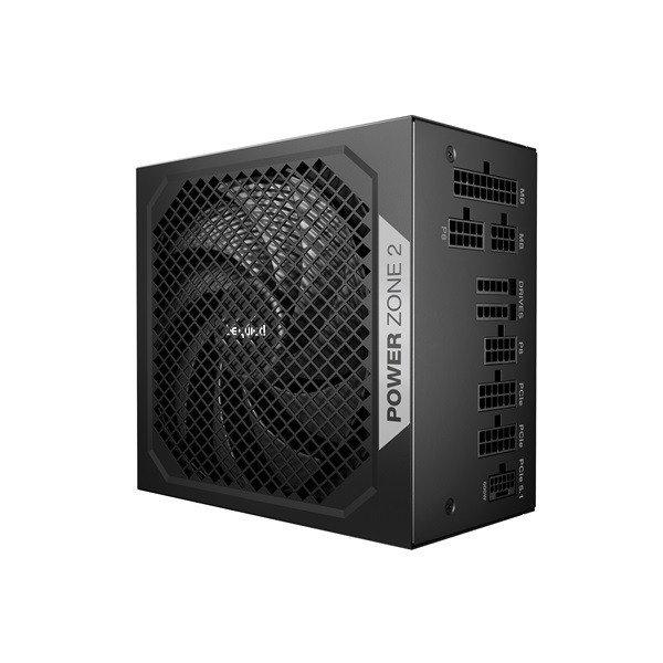 Be Quiet! Tápegység 750W - POWER ZONE 2 (80+ Platinum, ATX3.1, moduláris,
félpasszív ventilátor, fekete)