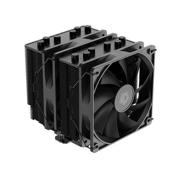 ID-Cooling CPU Cooler - SE-206-XT BLACK (15.2-35.2 dB; max 129,39 m3/h; 4Pin
csatlakozó, 6 db heatpipe, 2x12cm, PWM)