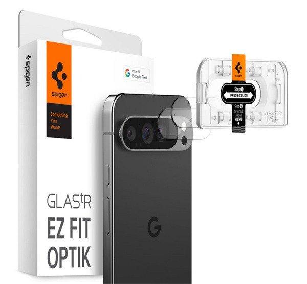 SPIGEN OPTIK kameravédő üveg 2db (9H) ÁTLÁTSZÓ Google Pixel 9 Pro XL