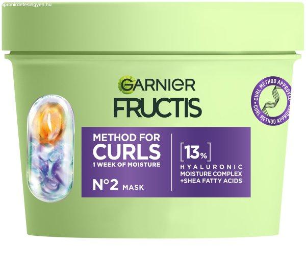 Garnier Hidratáló maszk száraz, hullámos és
göndör hajra Curls Method (Mask) 370 ml