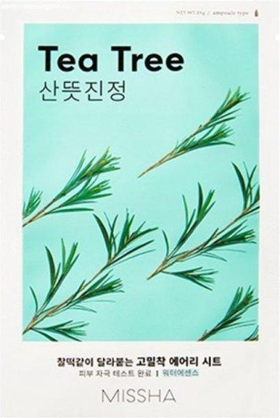 Missha Nyugtató arcmaszk Tea Tree-vel (Airy Fit Sheet Mask) 19 g