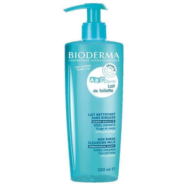 Bioderma Tisztító tej gyerekeknek ABCDerm (Non Rinse Cleansing Milk)
500 ml