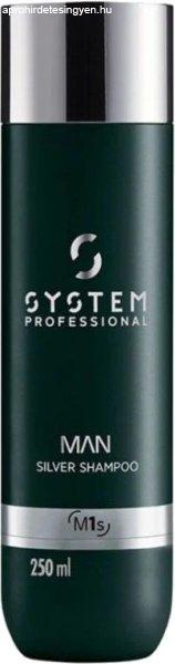 System Professional Lila sampon férfiaknak Man (Silver Shampoo) 250 ml