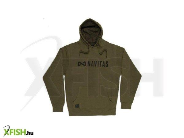 Navitas Core Hoody Kapucnis Zöld Pulóver S