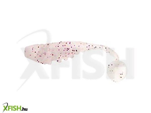L&K Floating Shad Gumihal 4.5 Cm 5 Db/Csomag Fehér-Csillám