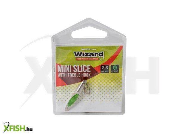 Wizard Mini Slice Támolygó Villantó Zöld L-es 4g 1db/csomag